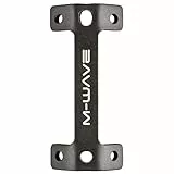M-Wave Ada Two Adapter, Aus Aluminium, Zur Befestigung Von Zwei Flaschenhaltern, schwarz, One Size