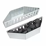 Holzkohlekorb für Weber Grill - BBQ Zubehör für 57 cm Kugelgrills - Kohlekörbe und Kohleschale - Kompatibel mit Weber 7403 und One-Touch Holzkohlegrills