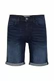 Blend BHDenimshorts Herren Jeans Shorts Kurze Den im Hose Baumwollmischung Regular Fit, Farbe: Denim Dark Blue (200292), Größe: XL