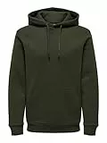 ONLY & SONS Herren Hoodie Kapuzenpullover ONSCERES XS S M L XL XXL Baumwolle, Größe:XXL, Farbe:Rosin 22018685