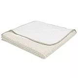 Ibena kühlende Decke 150x200 cm - Kühldecke, kühl, weich & waschbar,selbstkühlende Kuscheldecke für Sommer beige