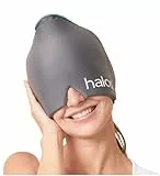 MyHalos® Migräne Maske - Migräne Kühlmaske - Wiederverwendbare Migräne Mütze & Kühlmaske Migräne zur Linderung von Kopfschmerzen - Formschlüssige Kältekompresse - Migraine Relief Cap