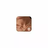 Kenivira Rosegold Herzkette Halskette für Damen Silber 925 Kette mit Herz Anhänger Halskette für Frauen