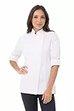Chef Works Damen Bcwlz005whtm Kochjacke, Weiß, M EU