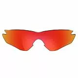 ThunderClap Polycarbonat Ersatzgläser für Oakley M2 Frame Sonnenbrillen OO9212 - Rot polarisiert
