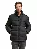 TOM TAILOR Herren 1046974 Puffer-Jacke aus wasserabweisendem Material, 29999-Black, XL