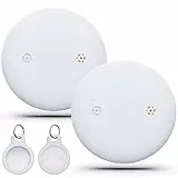 WAFTING Bluetooth Tracker Tag für Android (NUR Android), Schlüsselfinder Kompatibel mit Google Find My, Koffertracker Tags für Schlüssel/Gepäck/Koffer, 2er-Pack