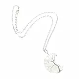 Holibanna Kristallkette mit Mond-design Naturstein-halskette für Damen Modeschmuck mit Kristallanhänger und Lebensbaum-motiv Kette in Verschiedenen Farben Zufällige Farbe