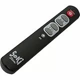 SeKi Slim schwarz lernfähige Universal-Fernbedienung mit großen Tasten - für Senioren + Kinder