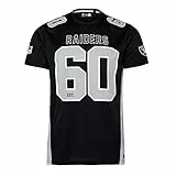 New Era Las Vegas Raiders NFL Established Number Mesh Tee Black T-Shirt - L