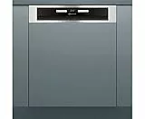 Bauknecht - IBBO 3C26 X Teilintegrierter Geschirrspüler 60cm - 14 Gedecke - Active Dry, Sensorprogramm, Leiser Betrieb - Effiziente Reinigung - Energieeffizienzklasse E - 82–90x59,8x55,5cm - Edelstahl