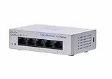 Cisco Business CBS110-5T-D Unmanaged Switch | 5﻿ ﻿GE-Ports | Desktop | Ext. Netzteil | Begrenzter Lebenszeitschutz (CBS110-5T-D)