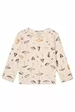 Noppies Unisex Baby Tee Grabels Long Sleeve Allover Print T-Shirt, Buttercream - P959, 68 EU