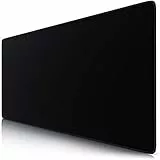TITANWOLF - XXL Mauspad komplett Schwarz Speed Gaming 900 x 400mm - XXL Mousepad - Tischunterlage Large Size - verbessert Präzision & Geschwindigkeit - Stabiler Halt auf glatten Oberflächen