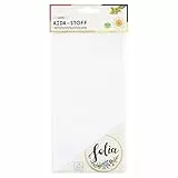 folia 23402 - Aida-Stoff für Stickarbeiten, weiß, 1 Bogen ca. 50 x 49 cm