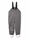 CareTec Unisex Kinder Rain Overall - Pu W/O Fleece Regenhose, Grau, 92 EU