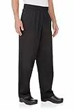 Chef Works Herren Essential Baggy Chef Pants Kochhose, schwarz, 6X-Groß