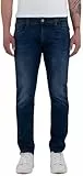 Replay Herren Jeans Anbass Slim-Fit mit Comfort Stretch, Medium Blue 009 (Blau), 33W / 32L