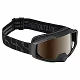 IXS Goggle Trigger+ polarisierte Brille, Einheitsgröße, Unisex, Erwachsene, Schwarz, Einheitsgröße