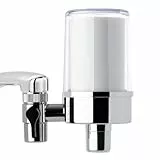 iSpring DF2-CL Wasserhahn Wasserfilter für Küche, Bad, oder RV Waschbecken, 500 Gallonen lange Lebensdauer, klar mit Perlator