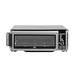 Ninja Foodi 8-in-1 Multifunktionsofen, tragbarer Mini-Ofen für Arbeitsflächen, Multifunktionsofen mit 8 Kochfunktionen; Air Fry, Rösten, Grillen, Backen und mehr. Silber/Schwarz SP101EU