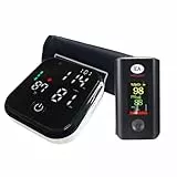 IEA Medical Bundle: Blutdruckmessgerät & Pulsoximeter, Blutdruckmessung, Pulsüberwachung & Sauerstoffsättigung in einem Set zur Gesundheitsüberwachung