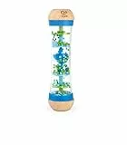 Hape Regenmacher | Mini-Rassel aus Holz Musikspielzeug, Blau