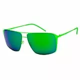 Italia Independent Herren 0210-033-000 Sonnenbrille, Grün (Verde), 61.0