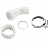 Xavax Siphonanschluss für Ablaufschläuche (zum Anschluss von Ablaufschläuchen von Waschmaschine oder Spülmaschine am Siphon, passend für Innendurchmesser 20mm, mit Schlauchschelle 20-32mm)
