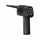 goobay Elektrische Staubgebläse, 3 Stufen, 2.000 mAh Akku, 35.000 U/min, Wiederaufladbares Druckluftspray, bis 90 min Betriebsdauer, Reinigung für PC, Sofa, Tastatur, Auto, Sofa, LED Display - 61667