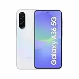 Samsung Galaxy A36 5G AI Smartphone ohne Vertrag, Simlockfreies AI Handy mit Android, 8 GB RAM, 256 GB Speicher, 50-MP-Kamera, Awesome White, 2,5 Jahre Herstellergarantie [Exklusiv auf Amazon]