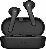 DEFUNC True Wireless Earbuds True Basic IPX4 wasserdichte In-Ear-Kopfhörer 5.0 Bluetooth Stereo Kopfhörer integriertes Mikrofon, Lange Spielzeit & Ladehülle (schwarz)