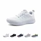 frysen Sneaker für Damen und Herren Sportschuhe Laufschuhe Turnschuhe Schuhe White 43 EU