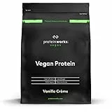 Protein Works- Vegan Protein Pulver- 25g pflanzliches Protein- Veganes Proteinpulver- Vegan Eiweißpulver- 66 Servings- Vanillecreme- 2kg