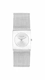 Calvin Klein Zwei-Zeiger-Quarzwerk-Uhr für Damen Kollektion CK Pulse mit Silbernes Edelstahl-Mesh-Gliederarmband - 25100135