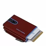 Portafoglio PIQUADRO Compact Wallet Blue Square Unisex Marrone - PP5585B2BLR-CU4