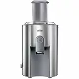 De´Longhi Braun J700 Multiquick 7 Entsafter | Hochleistungs-Entsafter-System | Großer Einfüllschacht (75 mm) | Innovatives Anti-Tropf-System | Kraftvoller 1.000 Watt Motor | silber