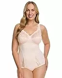 SUSA Damen Body ohne Bügel - Latina 6538 - Bequeme Shapewear Mieder für Frauen - Figurschmeichelndes Design - Ideal für Alltag & besondere Anlässe - Soft Peach, 80C