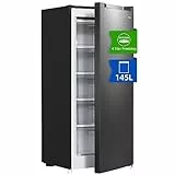 CHIQ Gefrierschrank FSD160D4E | Wechselbarer Türanschlag | Sehr Leise 41dB| (145L Manuelle Abtauung) 126 x 54 x 55 cm (HxBxT)| 12 Jahre Garantie auf den Kompressor*