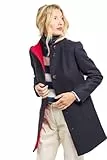 Armor-lux Damen Manteau Mantel, Marineblau/rot, 4XL