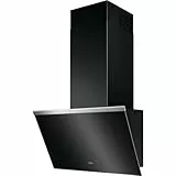 AEG Kopffreie Wand-Dunstabzugshaube, 60 cm, A, Serie 7000 mit Hob2Hood, Abluft & Umluft, Hochleistungsmotor, Intensivstufe, max. 500 m³/h/min, 64 – max. 74 dB(A), Touch-Bedienung, Schwarz, DVE5661HB