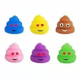 6 Stück Mochi Squishy Toys Set,Mini Kacka Kawaii Soft Silikon Toys Anti Stress Spielzeug,Niedlich Squeeze Spielzeug für Kinder,Stressabbau Squishy für Kindergeburtstag,Party Gastgeschenke