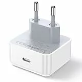 Aioneus iPhone Ladegerät, 40W USB C Ladegerät für iPhone 16, PD 3.0 Power Adapter USBC Stecker Ladestecker Schnellladegerät USB C Netzteil für iPhone 16 15 14 13 12 Pro/Pro Max/Mini