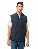 Jack Wolfskin Herren Light CURL Vest M Fleece-Weste, Night Blue, L