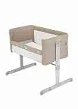 Graco Sweet2Sleep Nachttischbett/Wiege hält das Baby nah an Ihnen mit leicht zugänglichem Seitengitter, 11-Fach höhenverstellbar, 4 Neigungspositionen und mit Tragetasche, Haferflockenmode