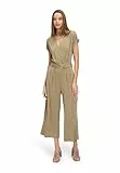 Betty Barclay Damen Jumpsuit mit Eingrifftaschen 40, Soft Olive