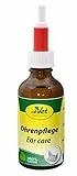 cdVet Naturprodukte Ohrenpflege für Hunde 50 ml - Natürliche Reinigung & Pflege des Gehörgangs inkl. Teebaumöl