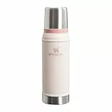 Stanley Classic Legendary Thermosflasche 750 ml - Thermos Hält 20 Stunden Heiß Oder Kalt - Edelstahl Thermoskanne - BPA-Frei - Spülmaschinenfest - Rose Quartz