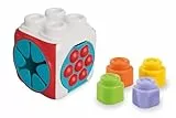 Clementoni Clemmy Sensorischer Würfel 17902 – Mit 4 weichen Bausteinen für Babys & Kleinkinder ab 6 Monaten – Sensorik-Spielzeug zum Drücken, Stapeln & Greifen – Waschbar & sicher – Geschenkidee