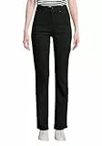 Tamaris Damen Slim Straight Jeans AGBOR Schwarz 38/30